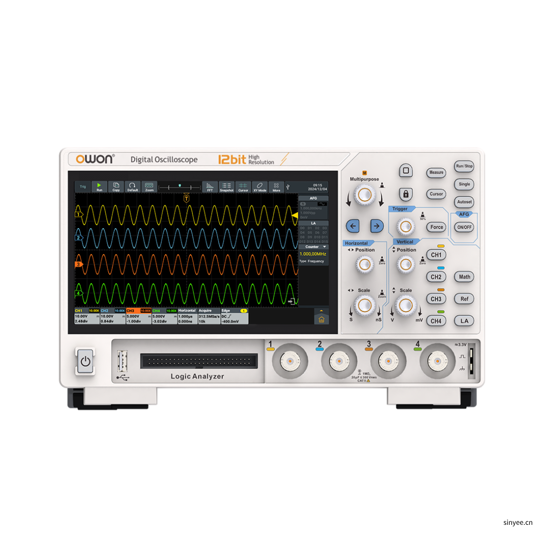 ADS900A 系列12位高精度多功能數字示波器